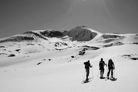 SKIGLEDER: Fra en fri dag i fjellet. Foto: Johanne Askim Adde  kvinnedagen og friluftsliv