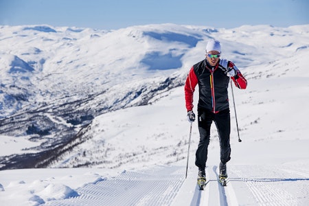 SKIFERIE PÅ HOVDEN : Hovden viser seg fra sin beste side. Foto: Øystein Kvanneid skitur og langrenn på hovden
