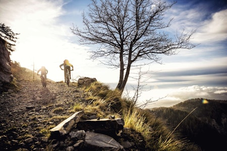 I STØTET: Du kan lett få opp pulsen ved å bruke elsykkel på tur. Foto: TREK elsykkel og trening