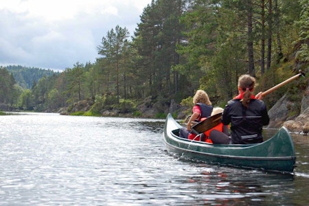 Ogge er et padleeldorado, enten du padler med kano eller kajakk. Foto: Torolf Kroglund padling friluftsliv Ogge