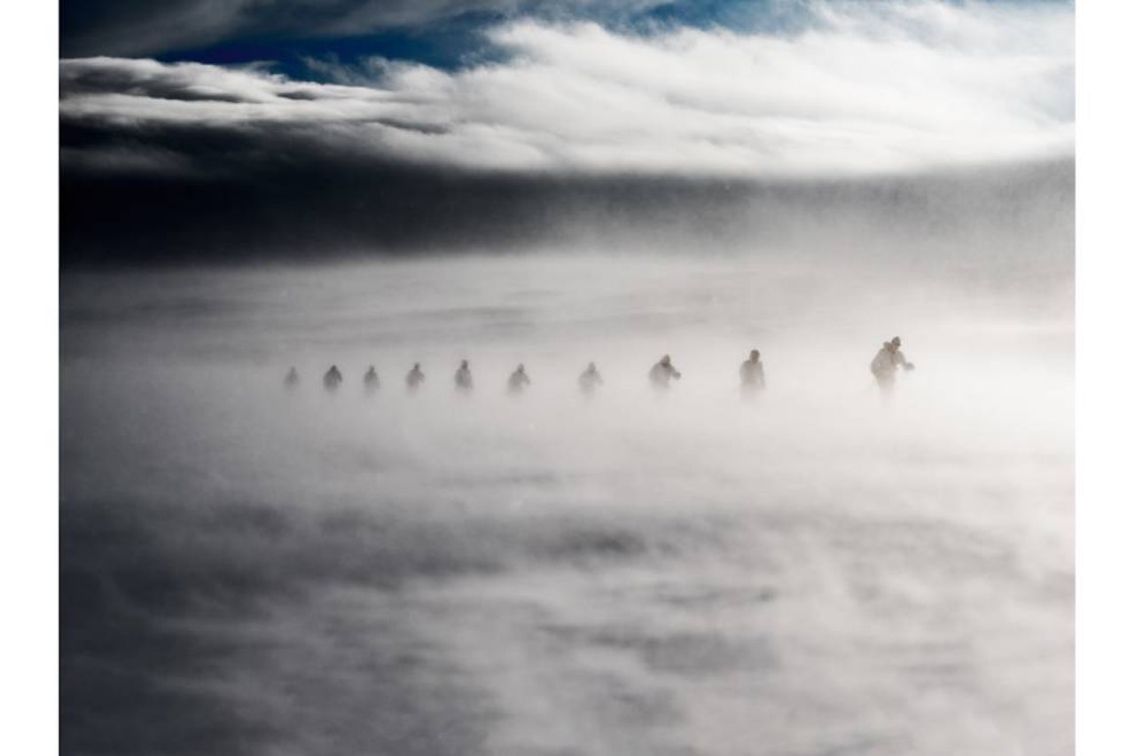 SKI-FERD: Det  finnes enklere måter å komme seg fra Bergen til Oslo på enn med fjellski. Men det går an. Foto: Bård Basberg nansen bergen oslo