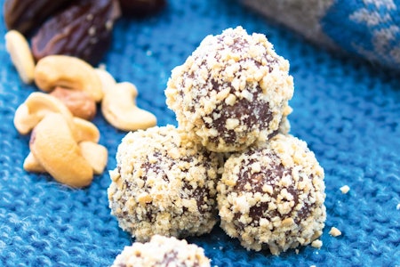 Energi: Fine å sjå på, smakar godt og gir deg siste giret opp bakken.  energikuler