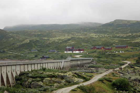 Kalhovd turisthytte. Foto: Erlend Larsen Sykkeltur til Kalhovd i Rauland Telemark