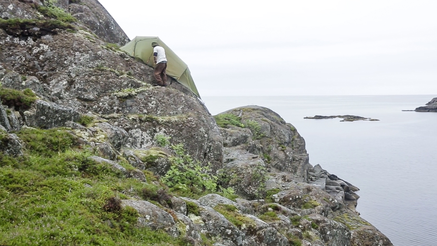 FINT BILDE, MEN... Det finnes tre V-er som hjelper deg å finne rett teltplass. Opptil flere av dem er definitivt ikke tatt hensyn til her. 