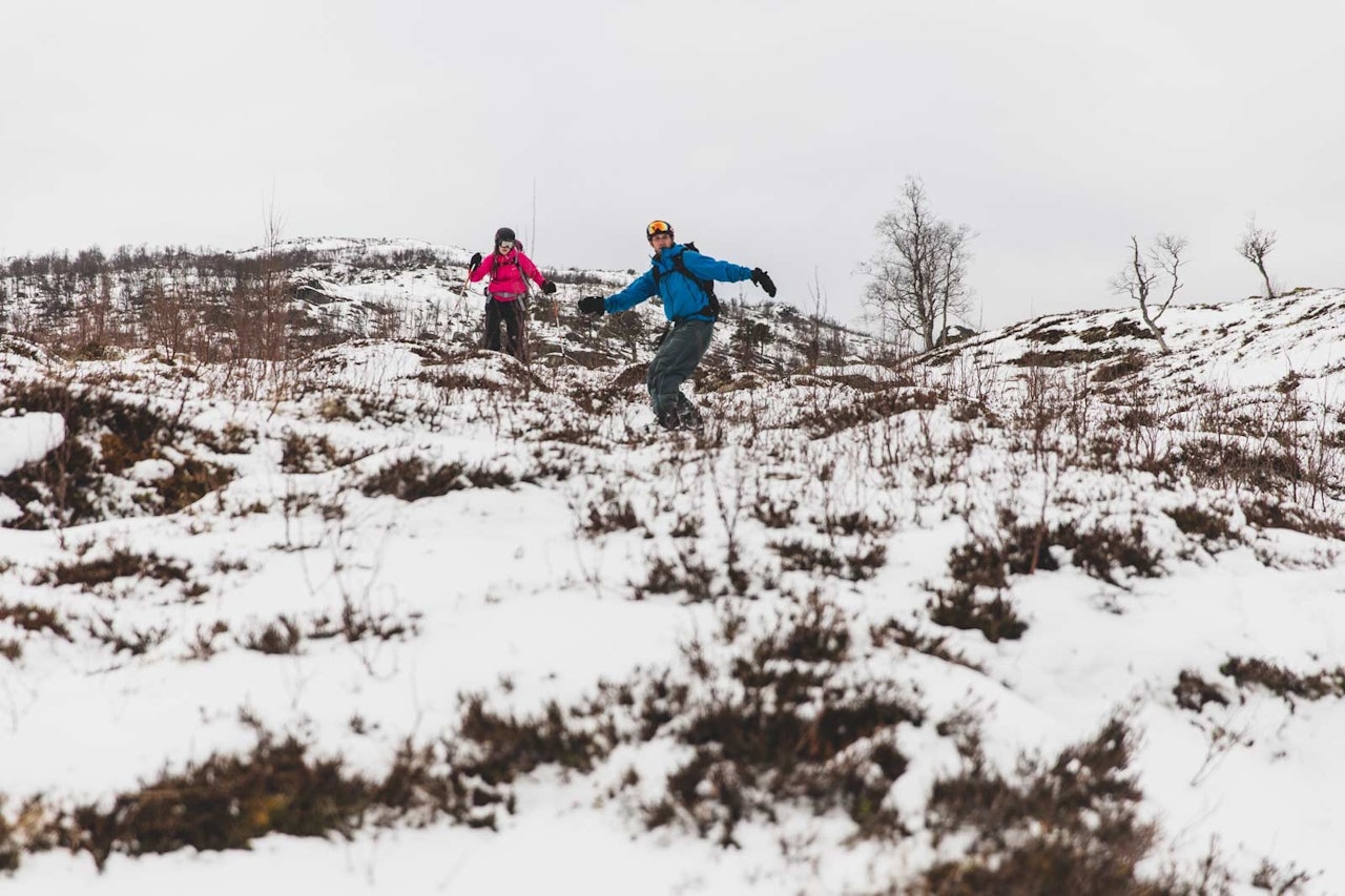 SKI I GLOPPEN: Mykje tyder på at slike skihøve blir vanlegare i framtida. Foto: Line Hårklau