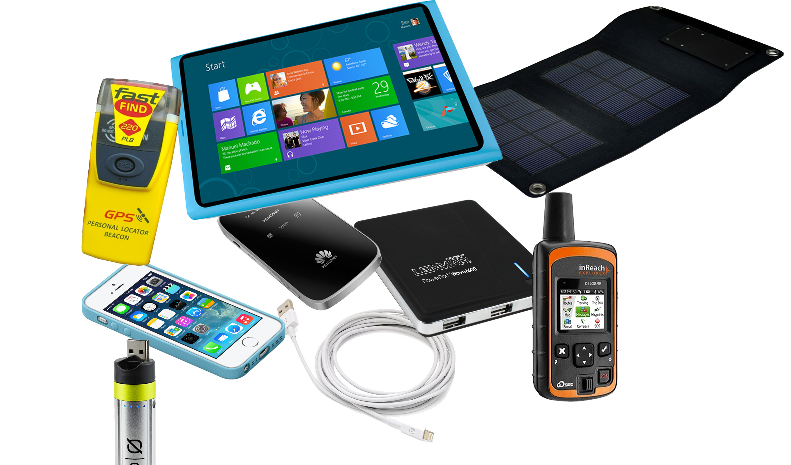 OVERKOMMUNISERT: For mange er det meste av dette utstyret overflødig på tur, men i enkelte land må du regne med at styresmaktene bestemmer hva du pakker med deg. 