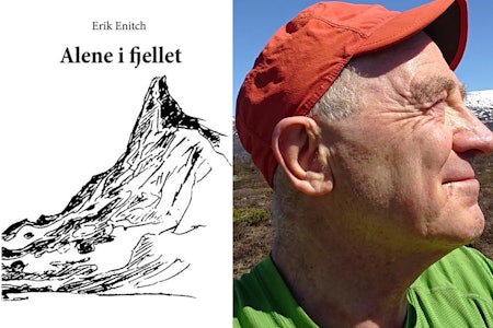 BOKAKTUELL: Erik Enitch har skrevet om et langt liv i fjellet med boka Alene i fjellet. Foto: Privat erik enitch