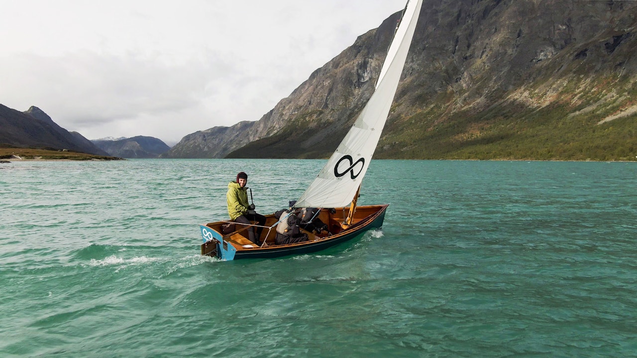 Mats Grimsæth var en av eventyrerne som deltok på årets Fjellfilm. Foto: Christian Nerdrum