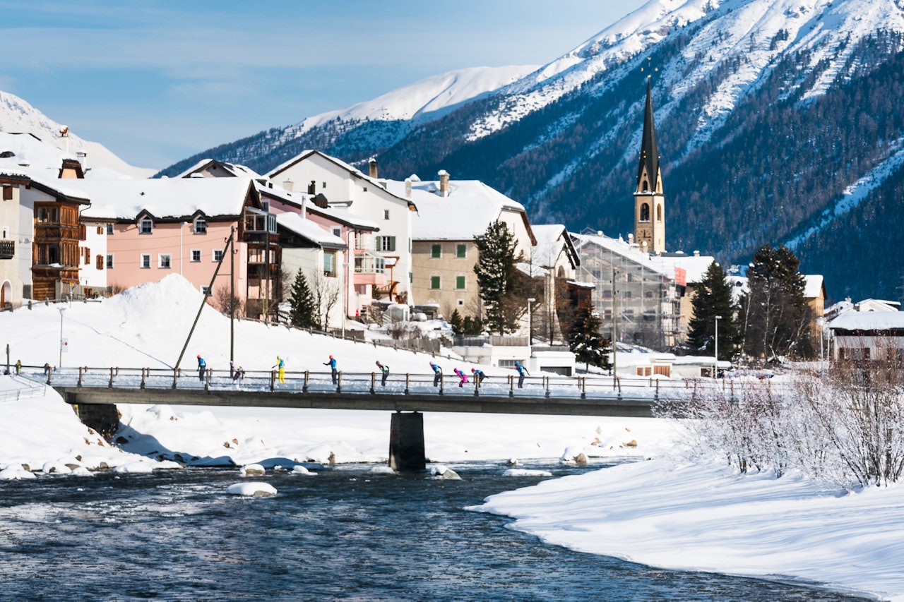 LA DIAGONELA: Et langløp i langrenn klassisk teknikk i dalen Engadin i Sveits, som ble arrangert for første gang i 2014. LA DIAGONELA: Et langløp i langrenn klassisk teknikk i dalen Engadin i Sveits, som ble arrangert for første gang i 2014.