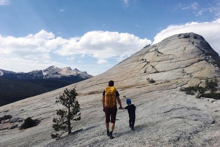 DOME-DAGEN: Turen opp på Lambert Dome står igjen som et av turens høydepunkter. Mestringsfølelse for Per og vår første skikkelige familietur – i spektakulær natur. Foto: Gunnhild Ødegård Thorsen california yosemite nasjonalpark