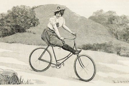 kvinnehistorie sykkel