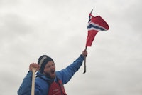 Første nordmann: Det var et følelsesladet øyeblikk å nå havet etter 3200 kilometer og 52 dager på elva. Jeg var fantastisk stolt, spesielt over mine ekspedisjonspartnere, som viser at også ferskinger kan nå sine drømmer og mål. Foto: Peter Gupta Første nordmann: Det var et følelsesladet øyeblikk å nå havet etter 3200 kilometer og 52 dager på elva. Jeg var fantastisk stolt, spesielt over mine ekspedisjonspartnere, som viser at også ferskinger kan nå sine drømmer og mål. Foto: Peter Gupta
