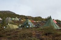 Er dette Norges hyggeligste teltleir? Foto: Caroline Altmann Er dette Norges hyggeligste teltleir? Foto: Caroline Altmann