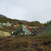 Er dette Norges hyggeligste teltleir? Foto: Caroline Altmann