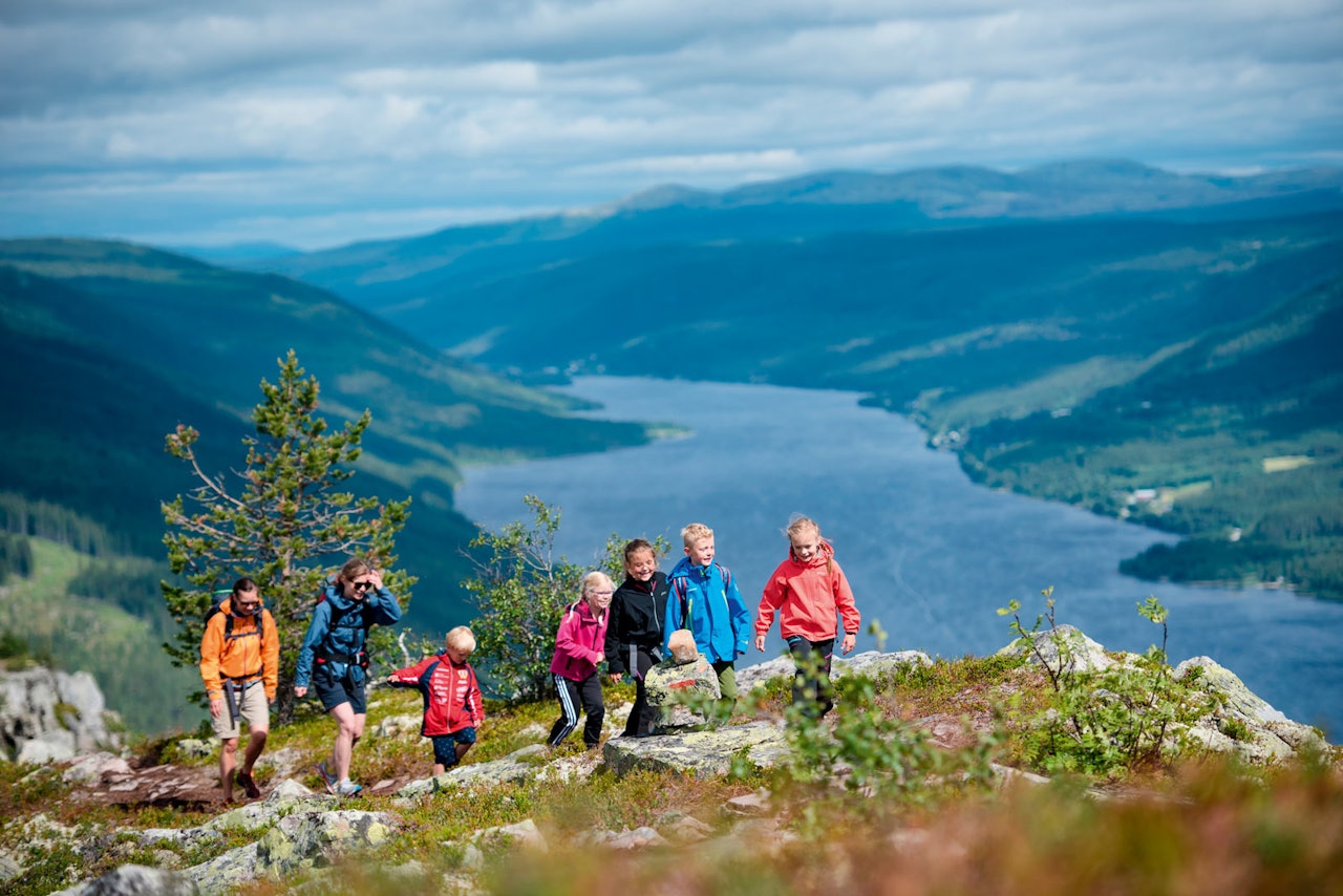 SKAGSVOLA: Familievennlig tur i Trysil. Foto: Hans Martin Nysæter fjelltur til skagsvola trysil