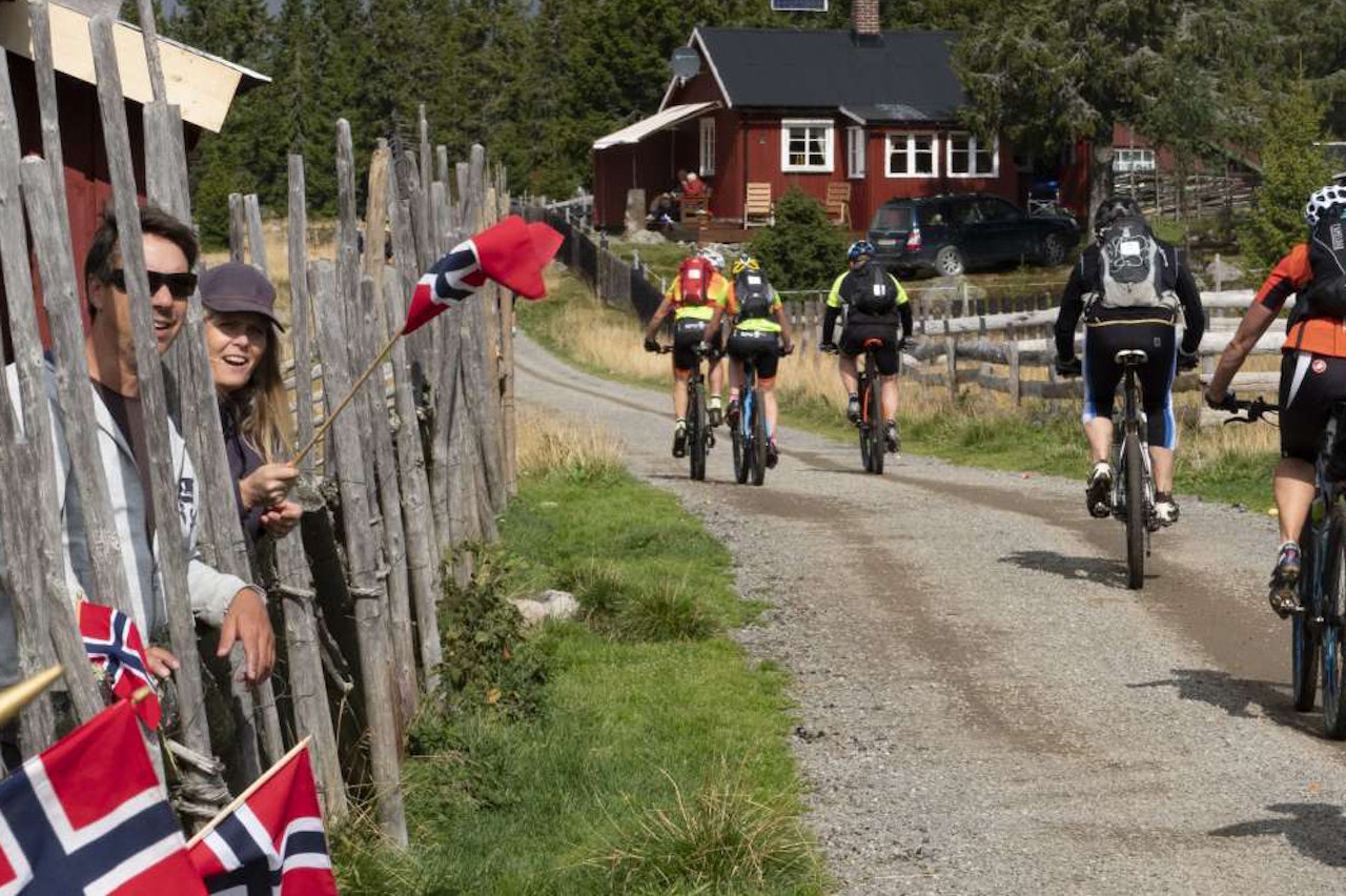 Birkebeinerrittet har vært grus- og dempersyklenes store styrkeprøve, her fra 2018. Foto: Birken/Geir Olsen Birken 2018 sommerbirken 2020 korona qr-kode rena lillehammer utemagasinet