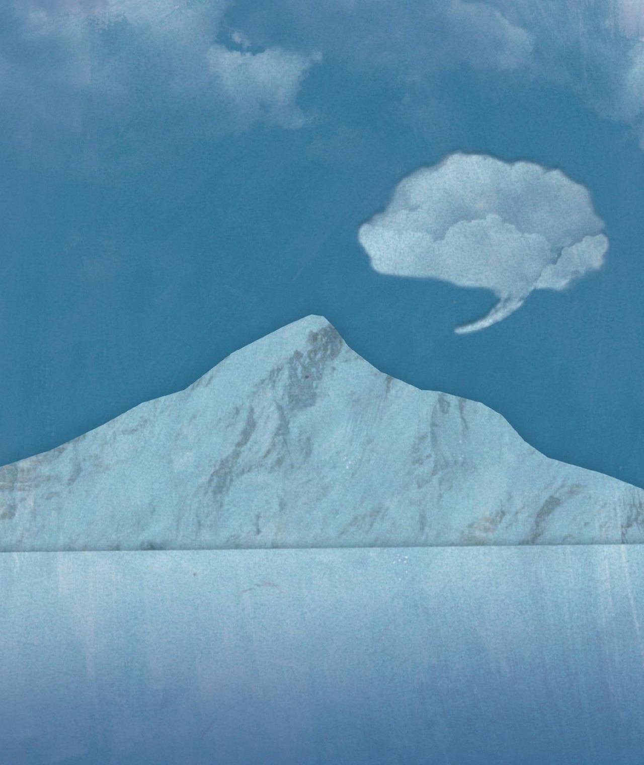 FJELLET SNAKKER: Fjellet har mange gode råd, som for eksempel at jeg ikke bør begynne med Snapchat, at jeg bør drikke mer eplejuice fra Hardanger og invitere barna med på flere teltturer, skriver Eivind Eidslott. Illustrasjon: Anne Vollaug å snakke med fjell