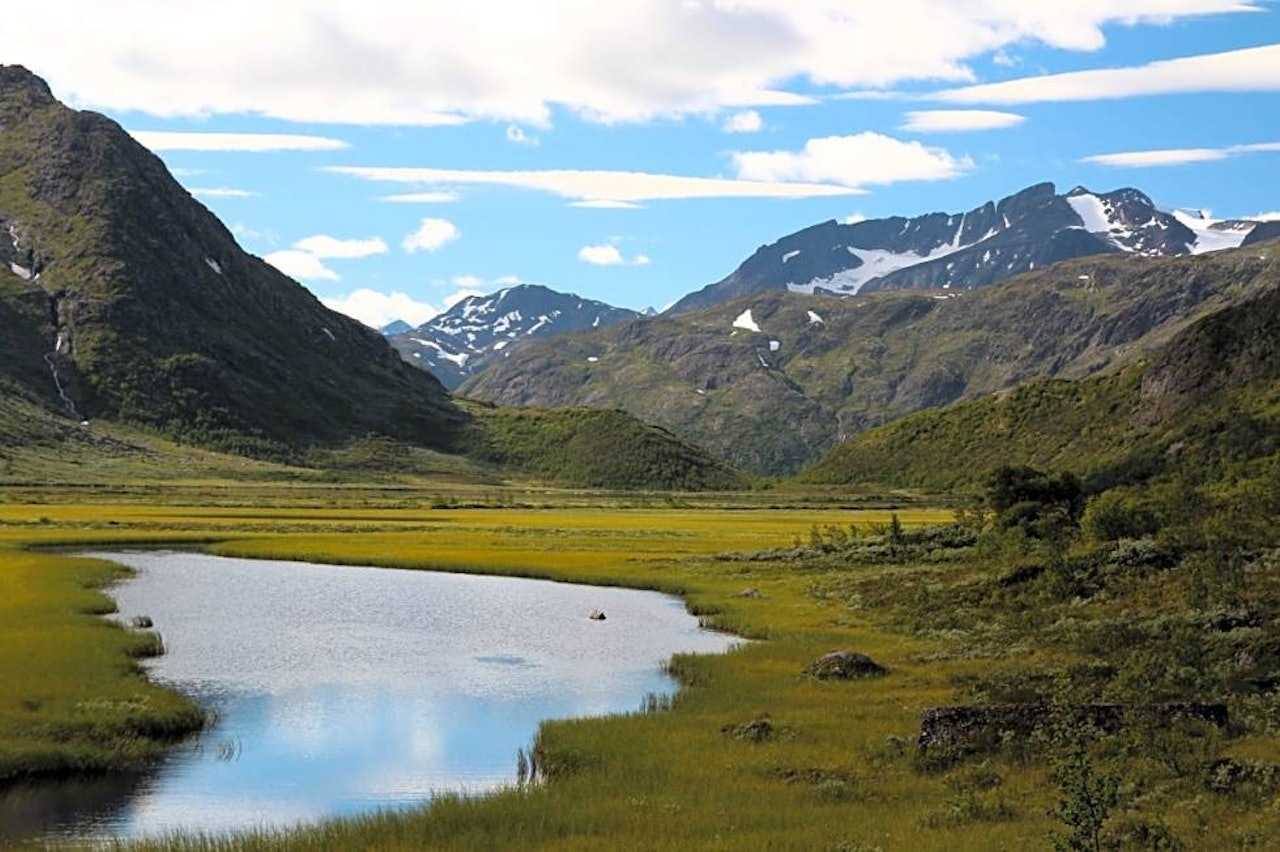 Surtningssue (2268 moh.) sett fra Leirungsdalen. Foto: Frank Ivar Hansen Fjelltur Surtningssue Leirungsdalen Jotunheimen