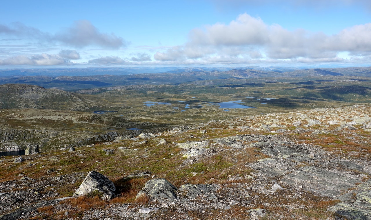 FRITT FOR INNGREP: Å finne urørt natur er ikke noe vi kan ta for gitt framover. Her fra Norefjell og utsikt fra Gråfjell. Foto: Sandra L. Wangberg