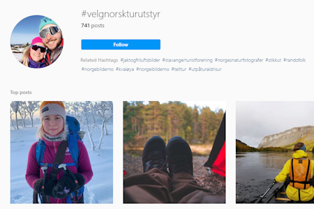 instagram velgnorskturutstyr norsk sportsbransjje utstyrsnytt utemagasinet