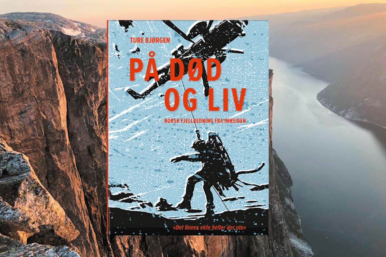 Ture Bjørgen har i 25 år vært en del av Rogaland Alpine Redningsgruppe. På død og liv er hans første bok.