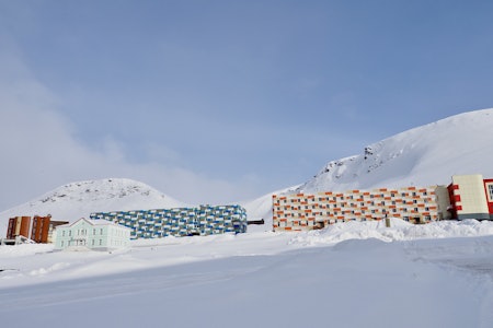 BARENTSBURG: Her kommer du inn i et lite stykke Russland; midt på Svalbard. Foto: Lisa Kvålshaugen Bjærum barentsburg reise