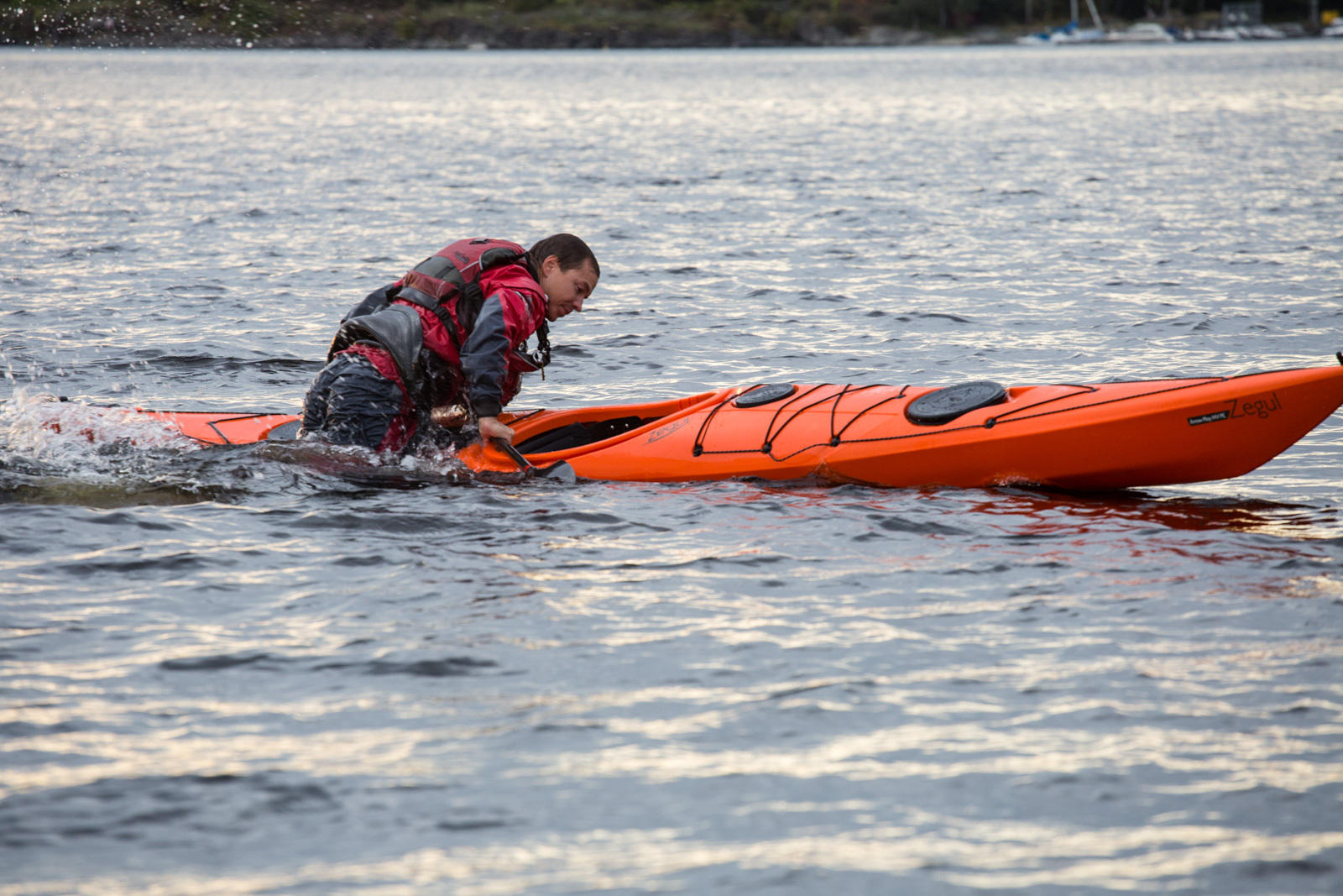 egenredning med kajakk