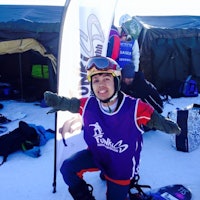 Edwin Gonzalez (NI) er en erfaren langrennsløper i UWC-målestokk. Under Ridderuka fikk han prøve snowboard for første gang. 