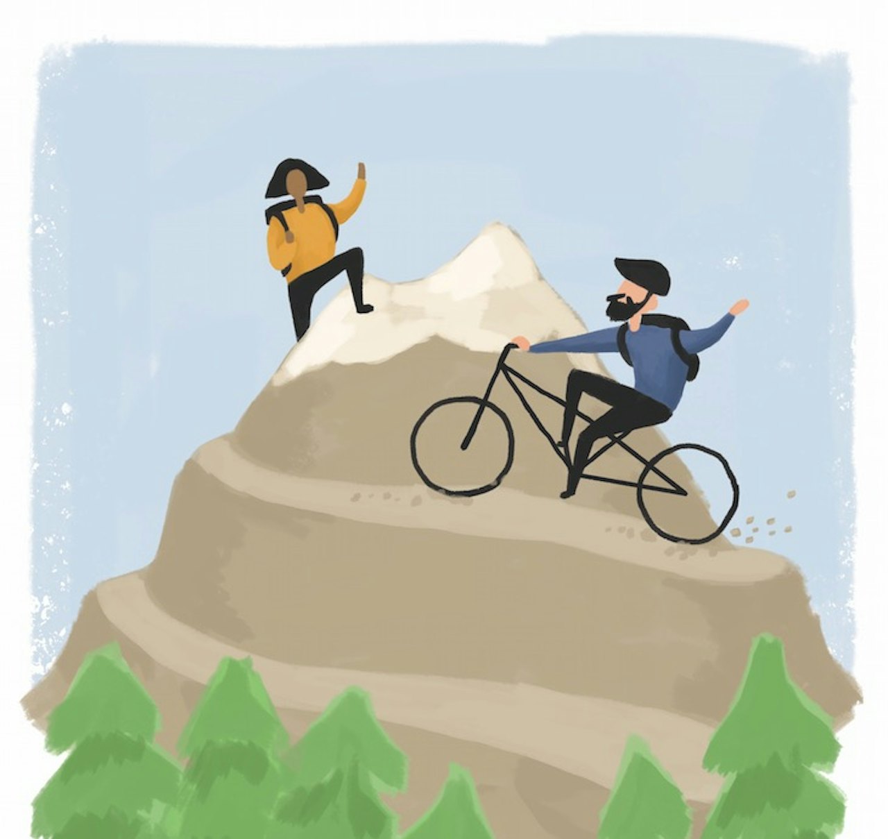 UTESTENGT? En nysgjerrig dialog er alltid – alltid!– bedre enn banning og vifting med fullfacehjelm i løse luften, skriver Eivind Eidslott. raust friluftsliv