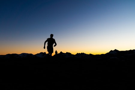 DRØMMEDØGNET: Da løpet Xreid Jotunheimen pågikk tidligere i sommer, holdt tidenes høytrykk vakt over fjelløperne. Foto: Bård Basberg xreid jotunheimen 2018 ultraløp fjelløping