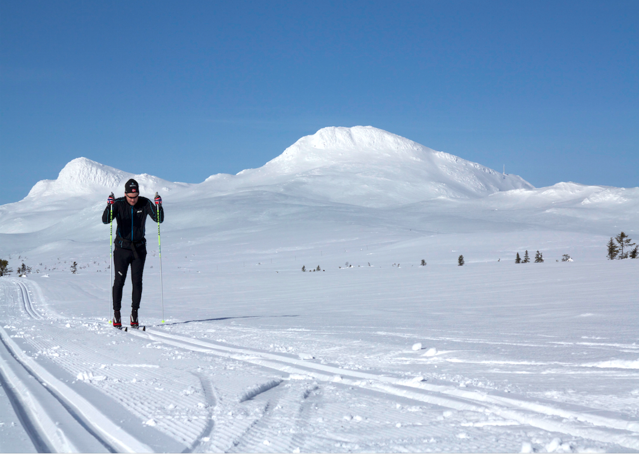 KVALITETSTID: Tuddal i Telemark er en langrennsperle, som leverer både skikkelig vinter og nydelige skiløyper. Foto: Gunhild Aaslie Soldal Tuddal med langrennsski