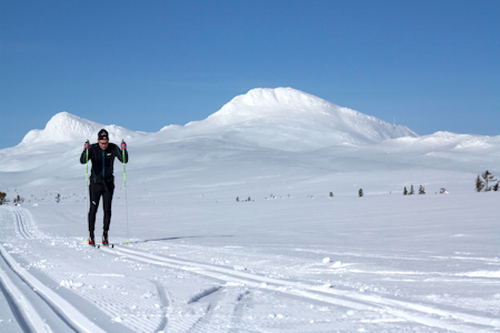 KVALITETSTID: Tuddal i Telemark er en langrennsperle, som leverer både skikkelig vinter og nydelige skiløyper. Foto: Gunhild Aaslie Soldal Tuddal med langrennsski