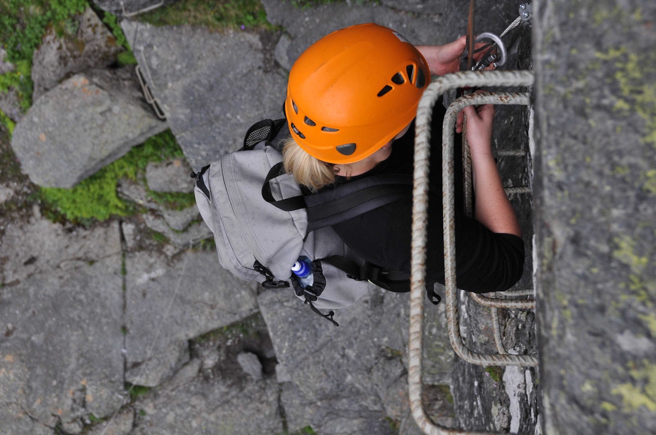 Norsk friluftslivtradisjon må være åpen for å hente inspirasjon fra friluftstradisjoner i andre land, mener prosjektgruppa til Via ferrata i Romsdalen. Foto: Sandra Lappegard Norsk friluftslivtradisjon må være åpen for å hente inspirasjon fra friluftstradisjoner i andre land, mener prosjektgruppa til Via ferrata i Romsdalen. Foto: Sandra Lappegard
