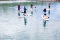 SUP-kurs på Bygdin. Foto: Marte Stensland Jørgensen SUP-kurs på Bygdin. Foto: Marte Stensland Jørgensen