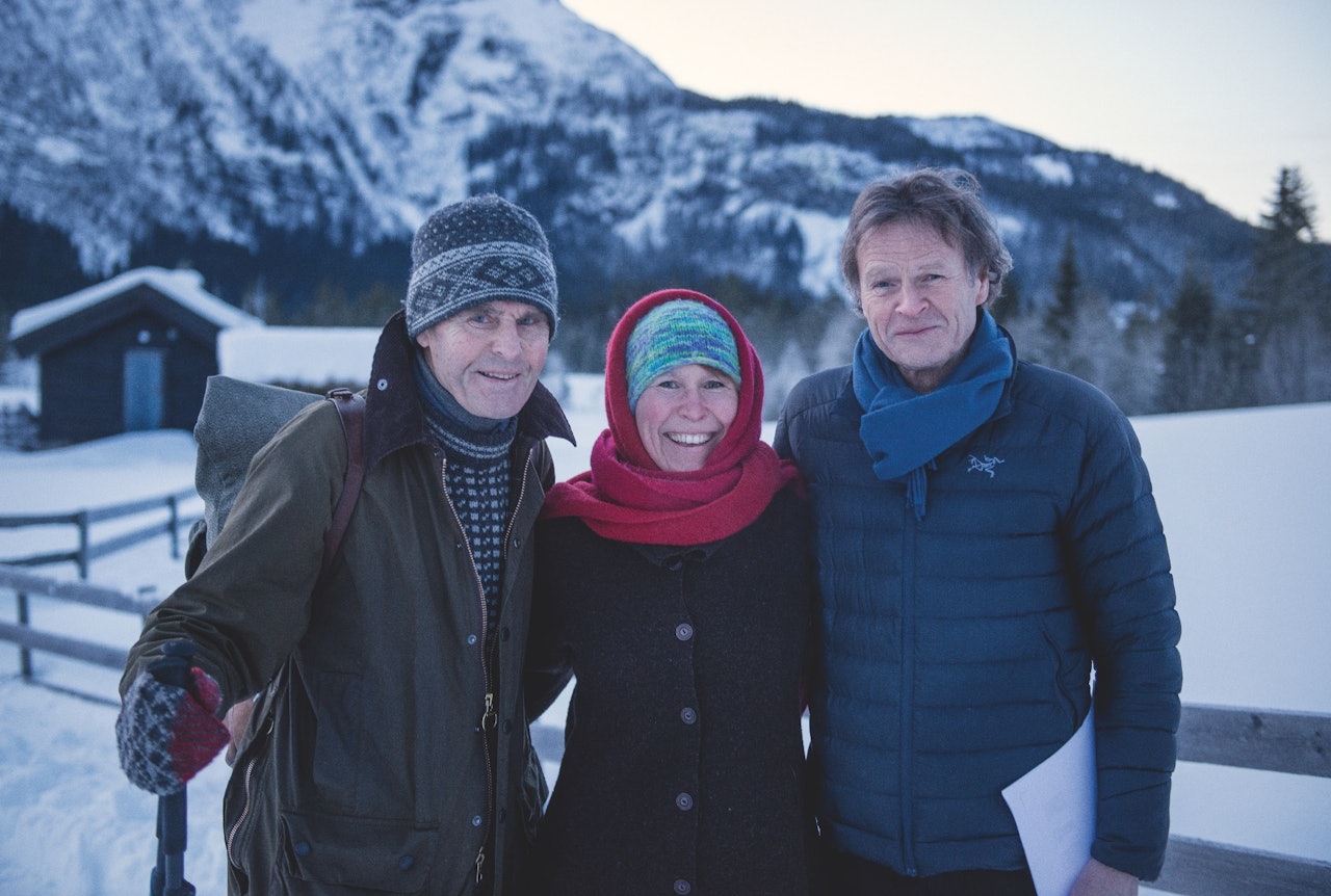 PLANENE KLARE: Nils Faarlund, Tori Snerte og Stein Halvorsen. Foto: Anki Grøthe