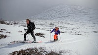 På vei opp mot Skjervan. Foto: Marit Vidnes På vei opp mot Skjervan. Foto: Marit Vidnes