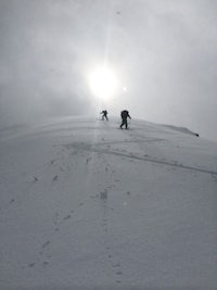 På vei mot Taskedalshornet. Foto: Frøydis Sjøvold På vei mot Taskedalshornet. Foto: Frøydis Sjøvold