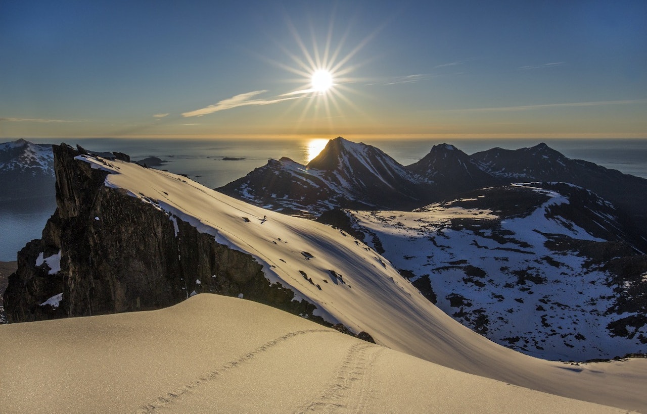 SKIFOTO-MAGI: På dette bildet er Audun Rikardsen for en gangs skyld foran kameraet. Foto: Audun Rikardsen storstolpan tromsø audun rikardsen