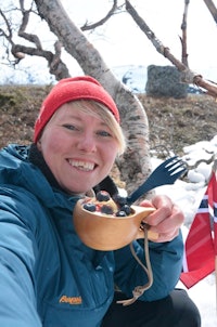 Vårskitur og hjemmelaget fløteis laget ute på tur. Slik var min 17. mai! Hipp hipp hurra! Foto: Norunn Garvik Vårskitur og hjemmelaget fløteis laget ute på tur. Slik var min 17. mai! Hipp hipp hurra! Foto: Norunn Garvik