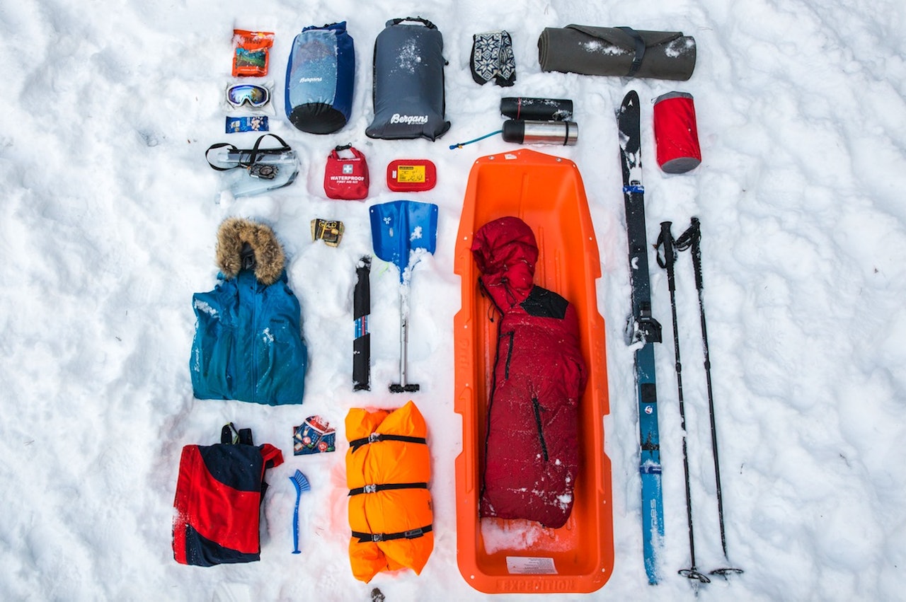 Utstyr til fjellskitur 