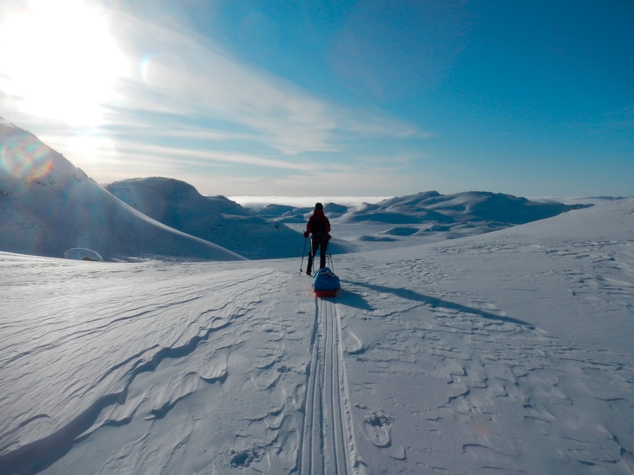 KALDT OG KLART: Setesdalsheiene i februarlys er smellvakkert. KALDT OG KLART: Setesdalsheiene i februarlys er smellvakkert.