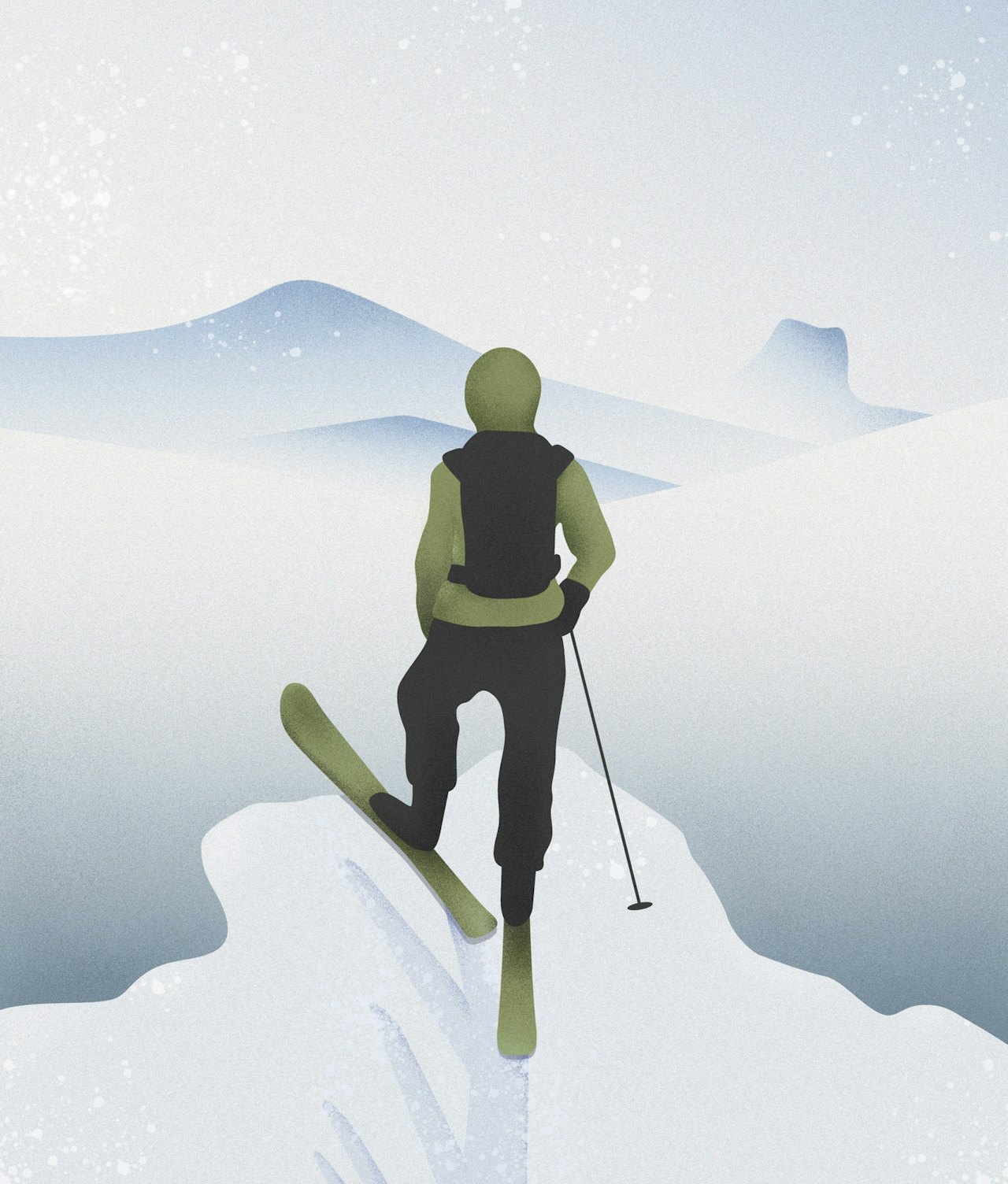 BLI ME´: Det jeg har aller mest lyst til er å kidnappe hele gjengen, putte dem i en buss eller i pulken eller ryggsekken – og så dure avsted nordover eller vestover, vekk fra bråket og trengselen. Illustrasjon: Anne Vollaug BLI ME´: Det jeg har aller mest lyst til er å kidnappe hele gjengen, putte dem i en buss eller i pulken eller ryggsekken – og så dure avsted nordover eller vestover, vekk fra bråket og trengselen. Illustrasjon: Anne Vollaug