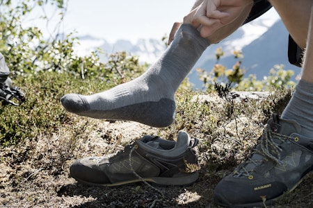 AVGJØRENDE: Gode sokker er med på å holde deg varm og hjelper for å unngå gnagsår. Foto: Devold