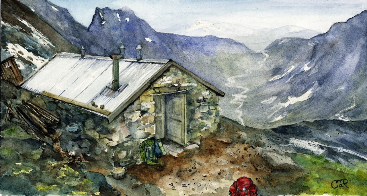 Skagastølsbu i Jotunheimen. Skagastølsbu i Jotunheimen.