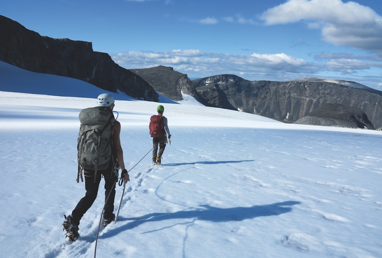 VARIERT: Jotunheimen byr på alt fra bratte fjell til fine stier i vakre daler. Foto: Ida Eri Sørbye Jotunheimen fotturer