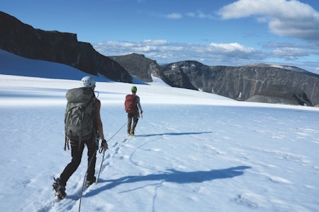 VARIERT: Jotunheimen byr på alt fra bratte fjell til fine stier i vakre daler. Foto: Ida Eri Sørbye Jotunheimen fotturer