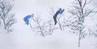 I kamp mot snøfokk og konkurrenter. I kamp mot snøfokk og konkurrenter.