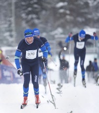 Gaute Kvåle fra Røldal IL vinner spurten Gaute Kvåle fra Røldal IL vinner spurten