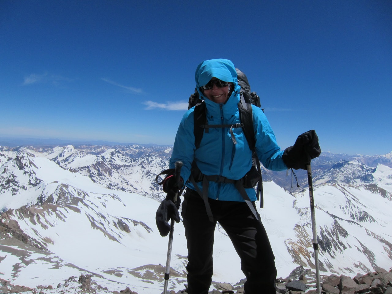KLAR: Kari Dybsjord Røstad har akkurat satt snuten mot Himalaya og Karakoram. Målet er toppen av Broad Peak.Foto: Privat KLAR: Kari Dybsjord Røstad har akkurat satt snuten mot Himalaya og Karakoram. Målet er toppen av Broad Peak.Foto: Privat