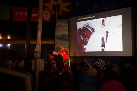 Fra fjorårets Fjellfilmfestival på Gjendesheim. Foto: Marte Louise Sverdrup 